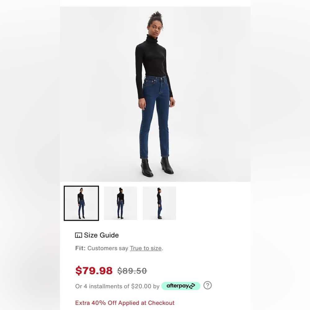 Levi's® Premium
501® SKINNY WOMEN'S JEANS